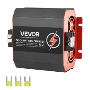 Incarcator DCDC VEVOR SDC-30A, 12V 30A, 375W, pentru plumb-acid si Lithium