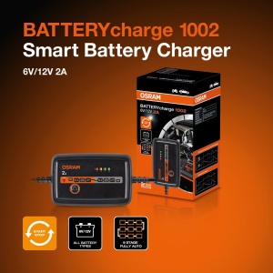 Incarcator de baterii OSRAM BATTERYcharge 1002, 6V12V, 2A, cu mod de intretinere - Img 2