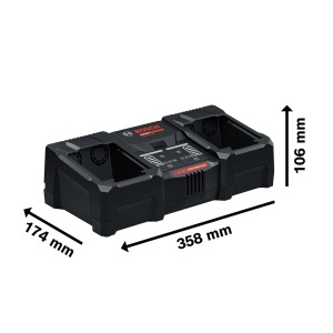 Incarcator paralel mobil Bosch EXPERT EXAL18V2-320, 16A, cu L-BOXX - Img 6