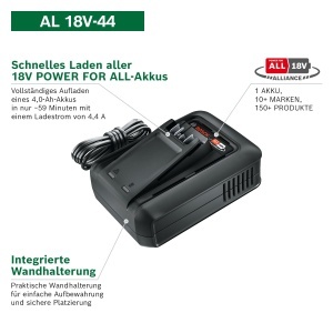 Incarcator rapid Bosch AL 18V-44 44A compatibil 18V POWER FOR ALL LED progres incarcare - Img 2
