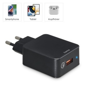 Incarcator rapid Hama 19,5W cu cablu USB-C, negru - Img 7
