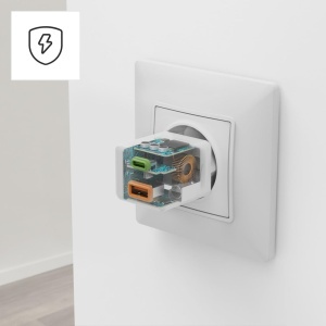 Incarcator rapid Hama USB, 30W, alb, cu 2 porturi USB-C si USB-A - Img 5