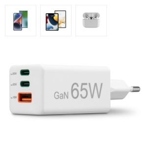 Incarcator rapid Hama USB, 65W, 3 porturi, Alb - Img 6