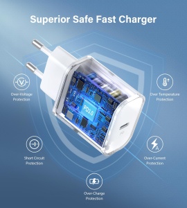 Incarcator USB C 30W pentru iPhone si iPad, Rapid, Compact, 2 Bucati - Img 6