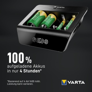 Incarcator VARTA LCD Universal pentru 4 baterii AAAAACD sau 1x 9V, 2600 mAh - Img 4