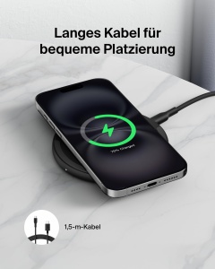 Incarcator wireless Belkin BoostCharge Pro, 15W, negru - Img 4