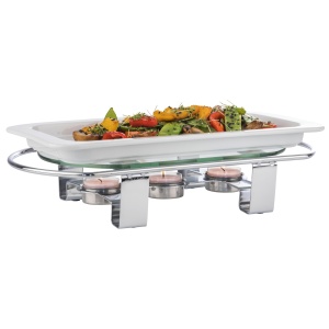 Incubator de mancare APS 35065, 3 flacari, metal, sticla, 34 x 18 x 6 cm - Img 2