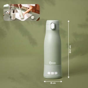 Incubator mobil pentru biberoane Babymoov Moov Feed, capacitate 340ml, USB, temperatura ajustabila - Img 8