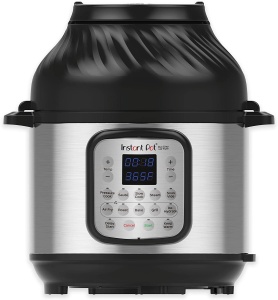 Instant Pot Duo Crisp + Air Fryer 11 in 1 Multicooker electric 7.6 L - Oala sub presiune, Friteuza cu aer, Aragaz lent, Abur, Deshidratator cu gratar, Pastrati la cald si coaceti, otel inoxidabil - Img 1