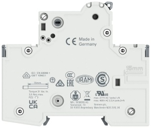 Intrerupator de circuit Siemens 5SY63167 6kA C16 3P, 400V, pentru protectie - Img 2