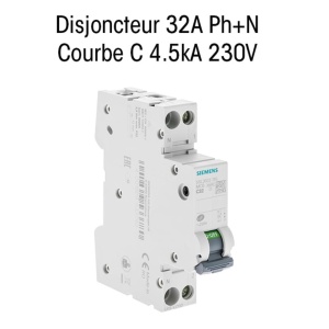 Intrerupator electric Siemens, 32 A, 4,5 kA, Curba C - Img 4