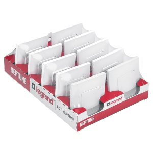 Intrerupator Legrand Neptune 10A, 2-Wege, Alb, 10 Bucati