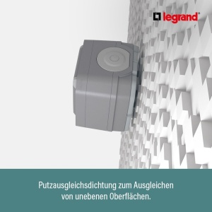 Intrerupator pentru rulouri Legrand Plexo New, 6A, 250V, 500W, Culoare Gri - Img 8