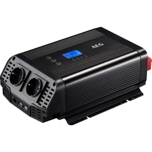 Inversor de tensiune AEG 600 W, 12 V DC la 230 V AC, cu control prin aplicatie - Img 1