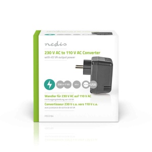 Inversor de tensiune Nedis 230V AC - 110V AC, 45W, negru - Img 6