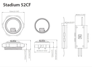 JBL Stadium 52CF Sistem de sunet auto cu 2 cai - Set de cutii de difuzoare auto cu componente de 240 de wati cu sistem de difuzoare cu componente de 1 - Img 8