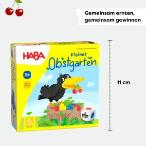 Joc cooperativ HABA Kleiner Obstgarten - pentru 1-4 jucatori, 3 ani, 5-10 minute - Img 6