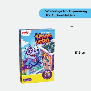 Joc de familie HABA Rhino Hero - joc de indemanare 3D, 5-99 ani - Img 5