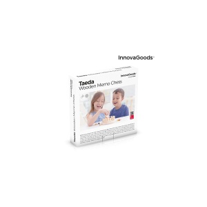 Joc de memorie din lemn Taeda InnovaGoods, 26 piese, colorat - Img 2
