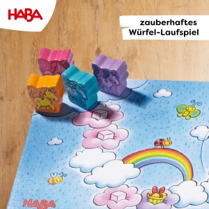 Joc de societate HABA Einhorn Glitzergluck - Culoare roz, pentru 2-4 jucatori, 3 ani - Img 6