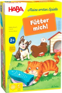 Joc de societate HABA Futter Mich, pentru 1-5 jucatori, 5 figurine din lemn, ab 2 ani