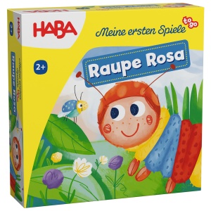 Joc de societate HABA Raupe Rosa Primul joc de culori pentru copii, 2-4 jucatori