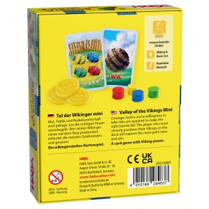 Joc de societate HABA Tal der Wikinger Mini Tactica cu figurine din lemn, 2-4 jucatori, 6 ani - Img 2