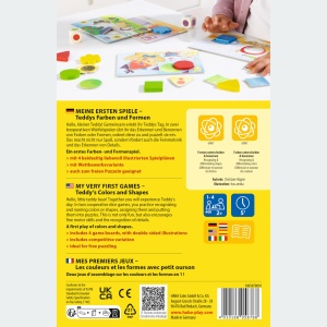 Joc educativ HABA Teddys Culori si Forme, 4 planse, 8 piese, pentru copii de la 2 ani - Img 6