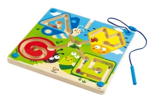Joc magnetic Hape E1709 Magnetlabyrinth din lemn ideal pentru calatorii 24 luni - Img 3