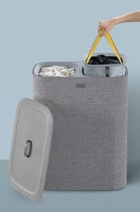 Joseph Joseph Tota 90L Cos de rufe cu capac gri cu separare haine - Img 10