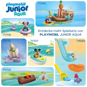 Jucarie de Baie Tinkerbell PLAYMOBIL JUNIOR cu Flori Magice, 1 An - Img 7