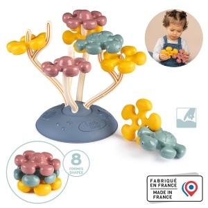 Jucarie de construit Smoby Little Korallen - Joc de formare cu animale, 19x19x25 cm - Img 2
