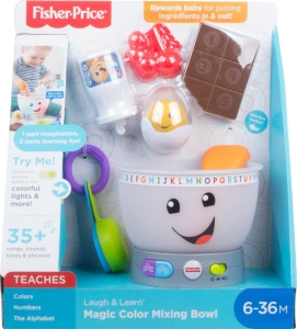 Jucarie de invatare Fisher-Price GJW20, bol de amestecare cu lumini si sunete, 6 luni - Img 6