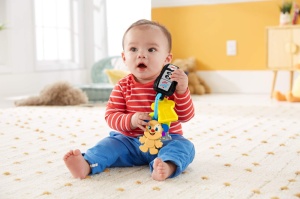 Jucarie de invatare Fisher-Price GRF19 - Chei cu sunete, lumini si accesorii moi - Img 2