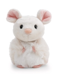 Jucarie de plus Maus NICI 12cm - alba, moale, ideala pentru copii si adulti - Img 3