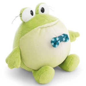 Jucarie de Plus NICI Frosch Frowin 18cm - Verde, Cu Ochi Mari, Design Nostalgic