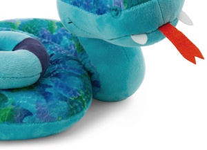Jucarie de plus NICI ZsaZsa 18cm verde - Snake cu design prietenos, pentru copii si adulti - Img 2
