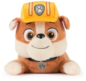 Jucarie de plus Rubble Paw Patrol, 20 cm, jucarie senzoriala pentru copii - Img 2