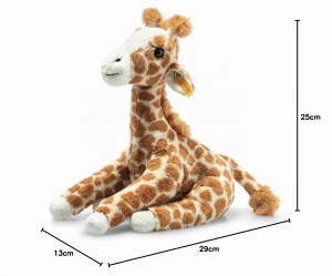 Jucarie de Plus Steiff Gina Giraffe - 25 cm, Culoare Hellbraun cu Puncte - Img 7