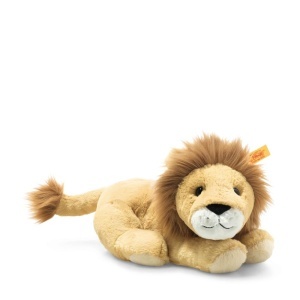 Jucarie de plus Steiff Liam Leu 26 cm, moale, aurie, lavabila