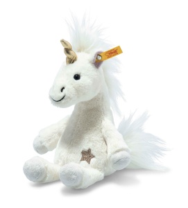 Jucarie de plus Steiff Unica Schlenker Einhorn - 20 cm, Alb, Design atractiv