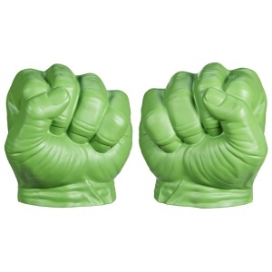 Jucarie de rol Marvel Avengers Hulk cu manusi verzi din spuma