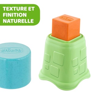 Jucarie de Sortare Chicco 2 in 1 cu 5 Becheri si 5 Forme Colorate - Img 6