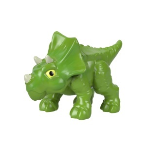 Jucarie Dinosaurus Quetzalcoatlus Fisher-Price HML44, 3-8 ani, cu Triceratops - Img 4