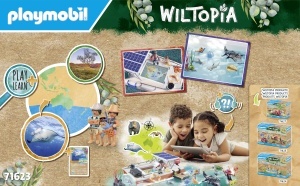Jucarie educativa PLAYMOBIL Wiltopia 71623, platforma recif de corali, 67 piese - Img 5