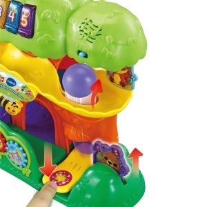 Jucarie educativa VTech Baby Kugelbahn-Baumhaus, 4 bile, culori vibrante - Img 3