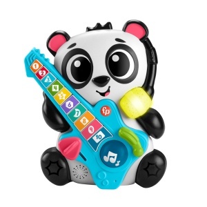 Jucarie interactiva pentru bebelusi Fisher-Price Beat Bande, 10 butoane, muzica si lumini