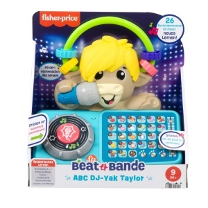 Jucarie interactiva pentru bebelusi Fisher-Price DJ-Yak Taylor cu muzica si lumini - Img 6