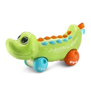 Jucarie interactiva VTech - Krokodil cu muzica, 4 butoane colorate, pentru 6-36 luni - Img 2