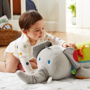 Jucarie multifunctionala HABA 306454 Elefant, 70cm, pentru bebelusi - Img 7